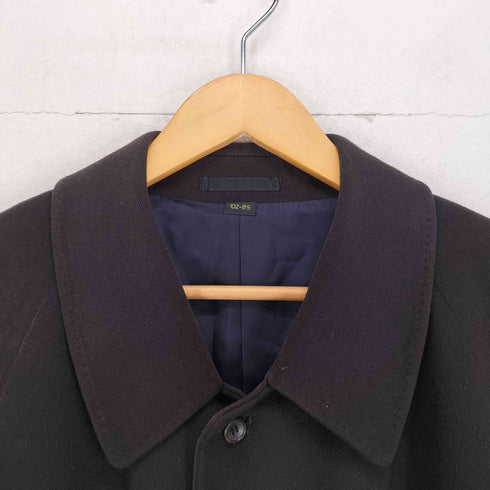 BELLUMORE pure cashmere 比翼ステンカラーコート メンズ 102