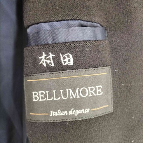 BELLUMORE pure cashmere 比翼ステンカラーコート メンズ 102