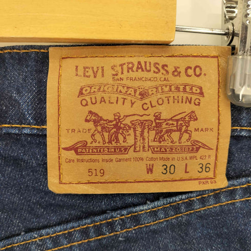 リーバイス Levis 90S USA製 ボタン裏刻印501 519 紙パッチ ジップフライ 5ポケット デニム パンツ 1997年製 メンズ W30L36
