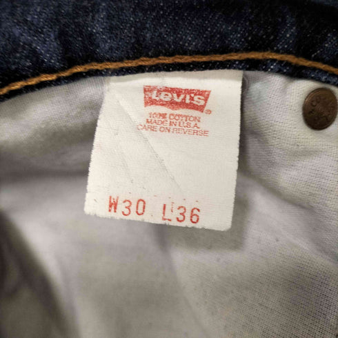 リーバイス Levis 90S USA製 ボタン裏刻印501 519 紙パッチ ジップフライ 5ポケット デニム パンツ 1997年製 メンズ W30L36