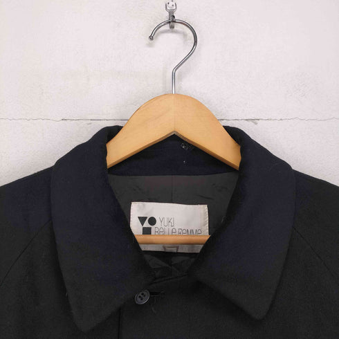 YUKI BELLE FEMME pure casimere カシミヤ100比翼ステンカラーコート メンズ M