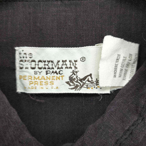 the stockman USA製 ウエスタンシャツ メンズ
