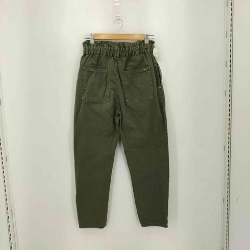 ザラ ZARA ハイライズ バギ ーペーパーバッグ デニム パンツ レディース EUR:38
