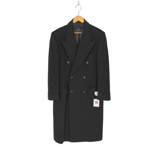 エルメネジルドゼニア Ermenegildo Zegna pure cashmere カシミヤ100 ダブルチェスターコート メンズ