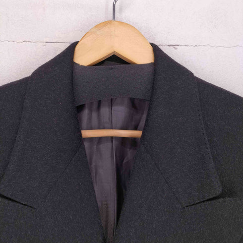 エルメネジルドゼニア Ermenegildo Zegna pure cashmere カシミヤ100 ダブルチェスターコート メンズ