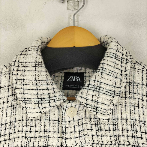 ザラ ZARA ツイードジャケット メンズ US L