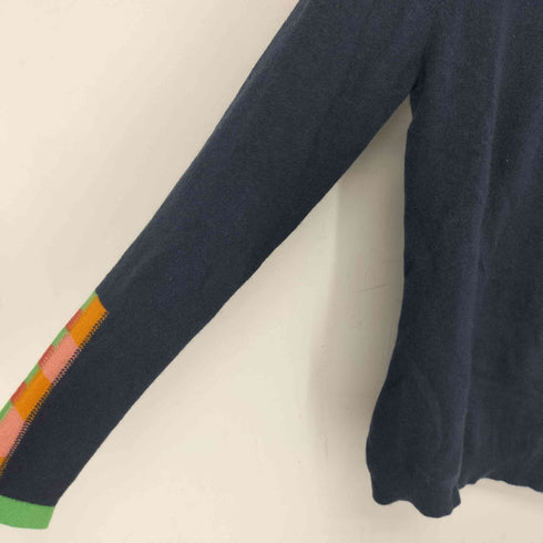 ユナイテッドカラーズオブベネトン UNITED COLORS OF BENETTON ブロック柄 タートルネック カシミヤニット レディース JPN:S
