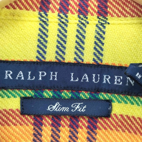 ラルフローレン RALPH LAUREN 両ポケット エルボパッチ ネルシャツ レディース JPN:2