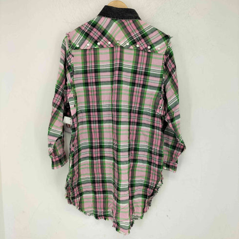 ディーゼル DIESEL D-angels チェックシャツワンピース レディース XXS
