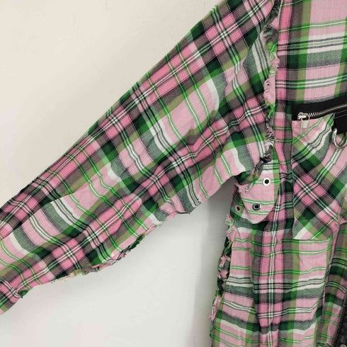 ディーゼル DIESEL D-angels チェックシャツワンピース レディース XXS