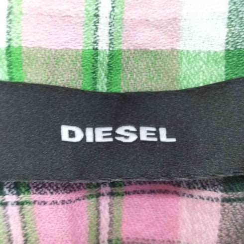 ディーゼル DIESEL D-angels チェックシャツワンピース レディース XXS