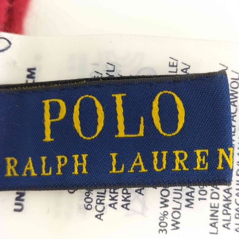 ポロラルフローレン POLO RALPH LAUREN アルパカ混 ケーブル編み手袋 レディース