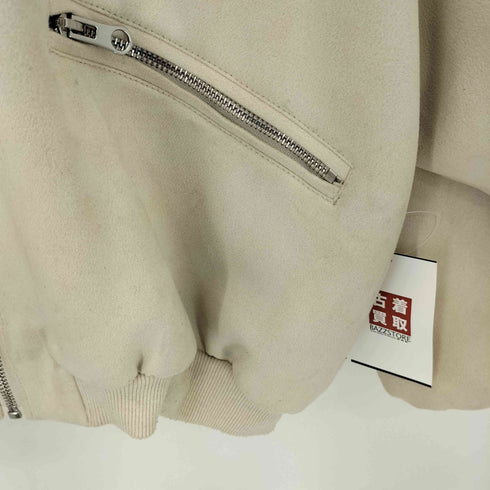 ザラ ZARA スエード ボンバージャケット メンズ import:XS