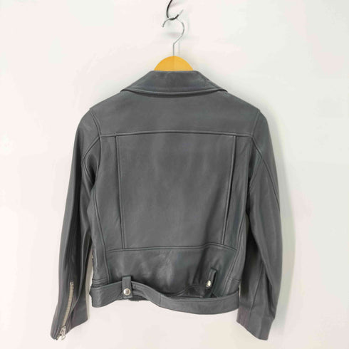 アクネストゥディオズ ACNE STUDIOS 羊革 シープレザー ダブルライダース レディース FR:36