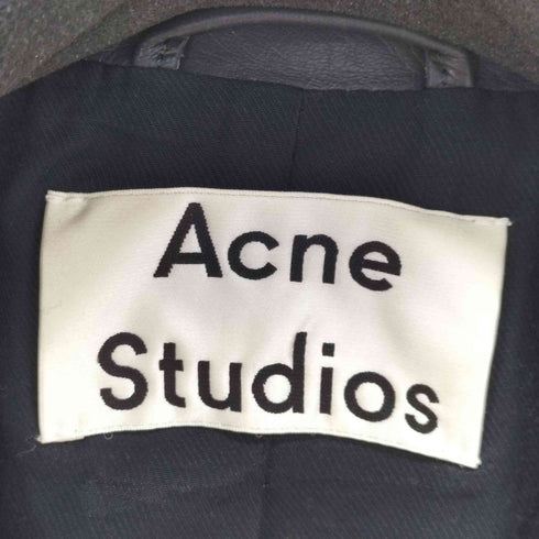 アクネストゥディオズ ACNE STUDIOS 羊革 シープレザー ダブルライダース レディース FR:36