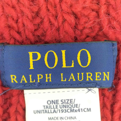 ポロラルフローレン POLO RALPH LAUREN アルパカ混 ケーブルマフラー レディース