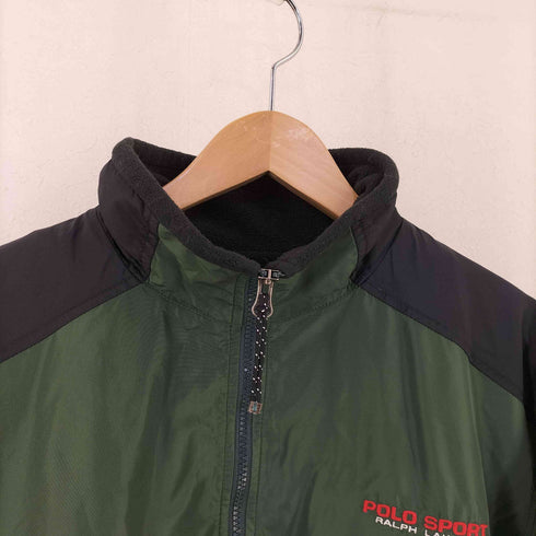 ポロスポーツラルフローレン POLO SPORT RALPH LAUREN バイカラー ハイネック ナイロン ジャケット メンズ import:L