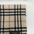 バーバリーロンドン BURBERRY LONDON ロゴ刺繍 ノバチェック フリンジ 大判マフラー レディース