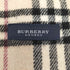 バーバリーロンドン BURBERRY LONDON ロゴ刺繍 ノバチェック フリンジ 大判マフラー レディース