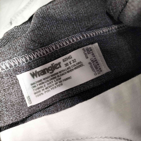 ラングラー Wrangler 00S 82BK メキシコ製 スタプレ ランチャー ドレス ジーンズ スラックス パンツ メンズ 30×32