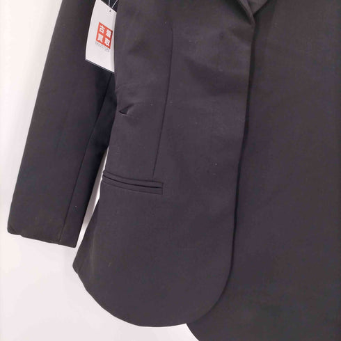 RIMI & Co SELECT アシンメトリー スリーブ 比翼 3B テーラード ジャケット ポンチョ レディース import:S