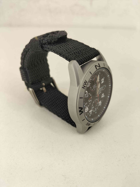 セイコー SEIKO 逆輸入 ミリタリークロノグラフ メンズ