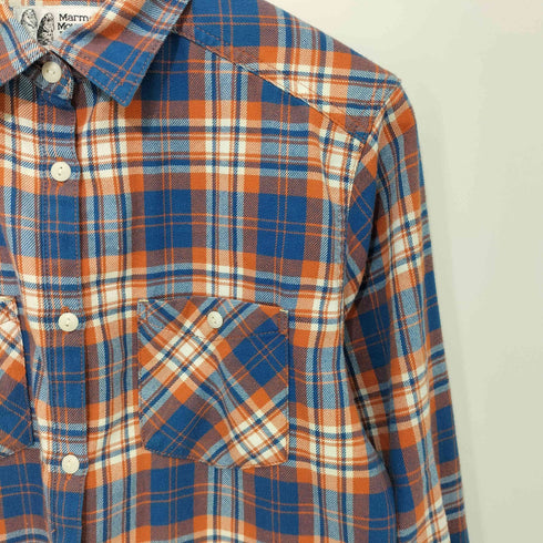 マーモット MARMOT Tartan Check L/S Shirt タータンチェックロングスリーブシャツ レディース import:XL