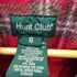 ハントクラブ HUNT CLUB タータンチェック 襟ベロア 3B ウール テーラード ジャケット レディース 6