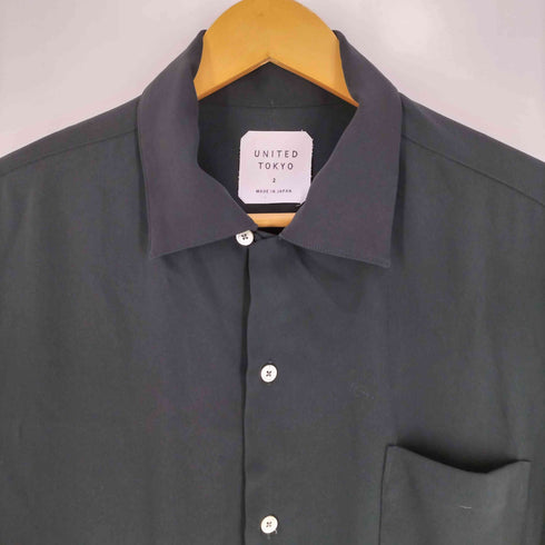 ユナイテッドトウキョウ UNITED TOKYO サテンオープンカラーロングスリーブシャツ メンズ JPN:2