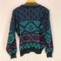 MICHAEL GERALD 韓国製 アーガイルアクリルニット メンズ import:M