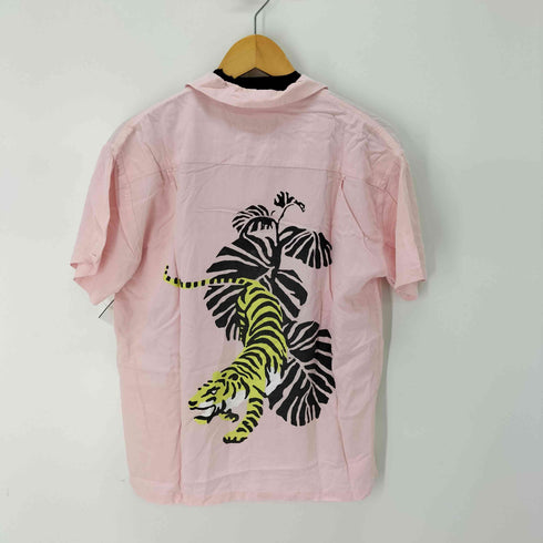 DOUBLE RAINBOUU PINK TIGER HAWAIIAN SHIRT メンズ JPN:XS