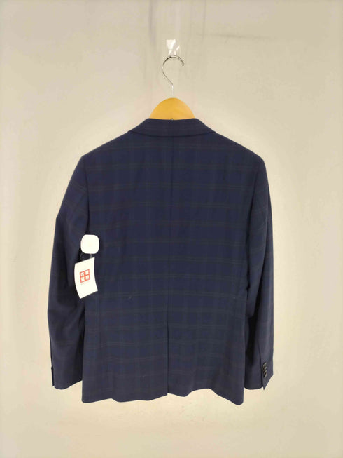 シンプリシテプリュス SIMPLICITE PLUS チェック テーラードジャケット パンツ セットアップ メンズ 46