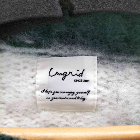 アングリッド Ungrid ニュアンスモチーフジャカードニット レディース FREE