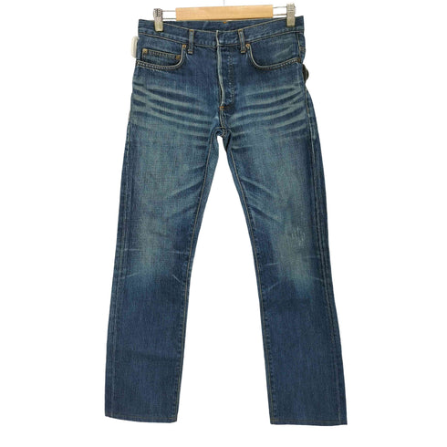 ディオールオム Dior HOMME 10SS クリス期 爪痕 ボタンフライ フロントフック デニムパンツ archive メンズ 29