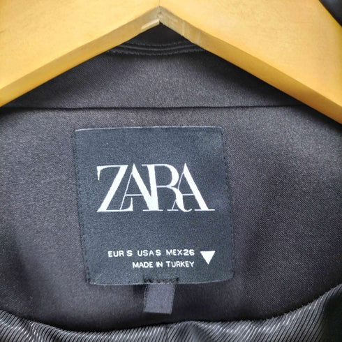 ザラ ZARA クロップド2Bテーラードジャケット レディース S