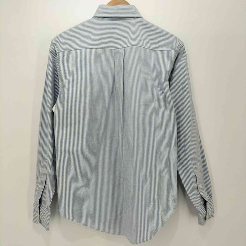 ブルックスブラザーズ BROOKS BROTHERS ストライプ柄 ゴールデンフリース刺繍 ロングスリーブボタンダウンシャツ メンズ import:M