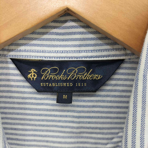 ブルックスブラザーズ BROOKS BROTHERS オックスフォード生地 ストライプ ボタンダウン シャツ レディース import:M