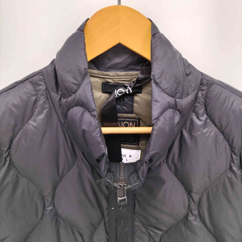 タイオン TAION ミリタリー ハイネックWジップ ダウンジャケット メンズ JPN:L