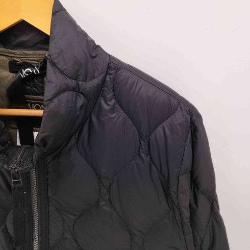 タイオン TAION ミリタリー ハイネックWジップ ダウンジャケット メンズ JPN:L