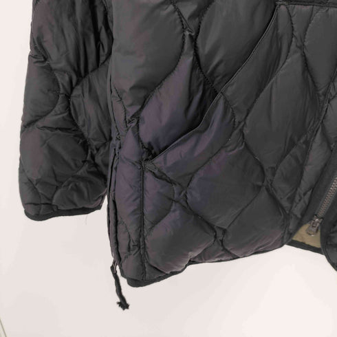 タイオン TAION ミリタリー ハイネックWジップ ダウンジャケット メンズ JPN:L