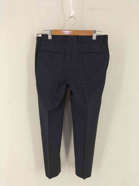 ナノユニバース NANO universe チェック テーラードジャケット パンツ セットアップ メンズ 46