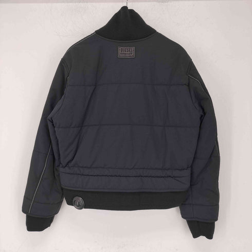 ディーゼル DIESEL グレン期 ダブルジップ リブ付き フライトジャケット ボンバージャケット ブルゾン メンズ import:S