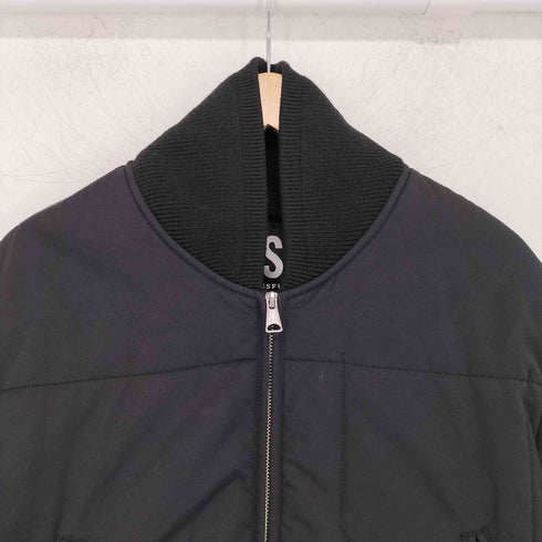 ディーゼル DIESEL グレン期 ダブルジップ リブ付き フライトジャケット ボンバージャケット ブルゾン メンズ import:S