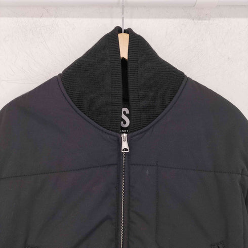 ディーゼル DIESEL グレン期 ダブルジップ リブ付き フライトジャケット ボンバージャケット ブルゾン メンズ import:S