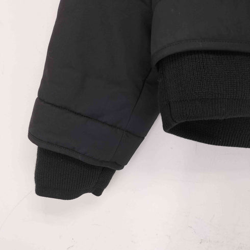 ディーゼル DIESEL グレン期 ダブルジップ リブ付き フライトジャケット ボンバージャケット ブルゾン メンズ import:S