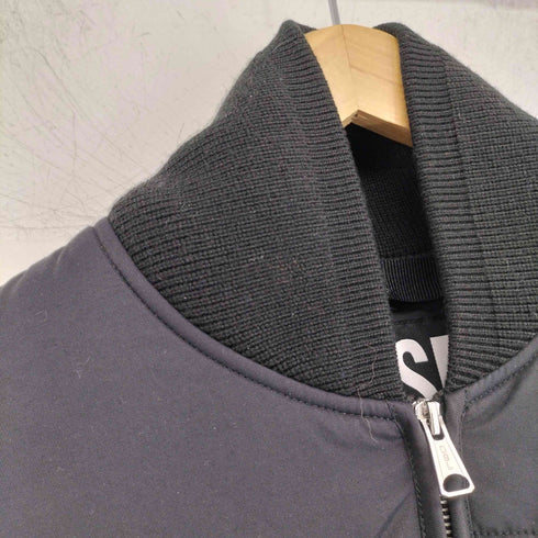 ディーゼル DIESEL グレン期 ダブルジップ リブ付き フライトジャケット ボンバージャケット ブルゾン メンズ import:S