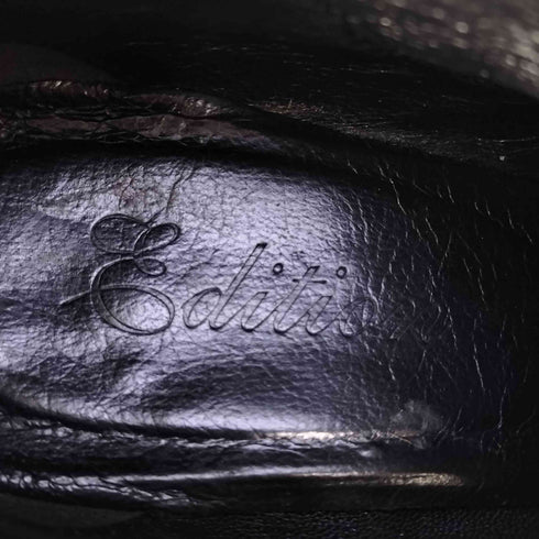 エディション Edition ヒール レザー ショートブーツ レディース JPN:37