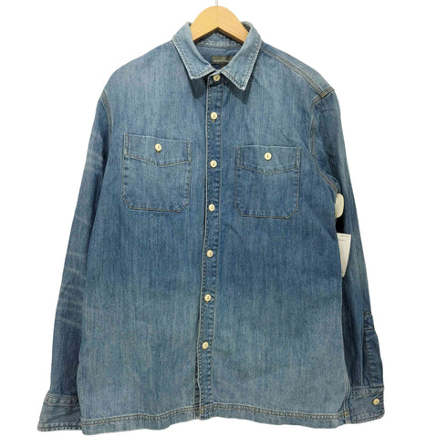 エルエルビーンシグネチャー L.L.Bean SIGNATURE レイクウォッシュ デニムシャツ メンズ import:M