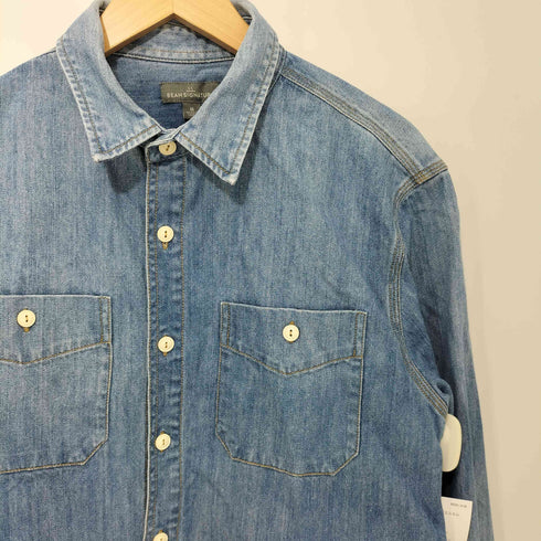 エルエルビーンシグネチャー L.L.Bean SIGNATURE レイクウォッシュ デニムシャツ メンズ import:M