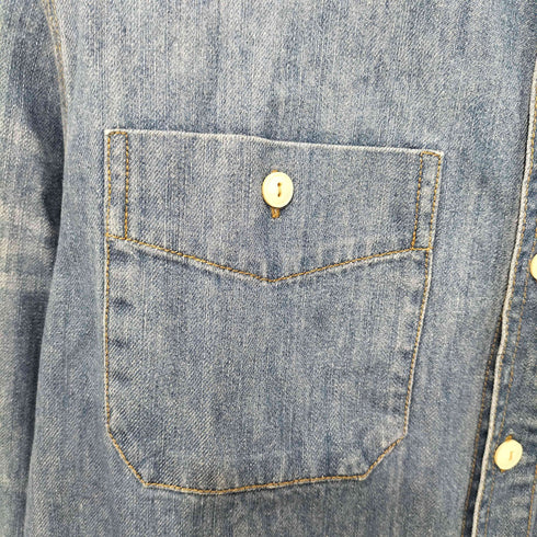 エルエルビーンシグネチャー L.L.Bean SIGNATURE レイクウォッシュ デニムシャツ メンズ import:M